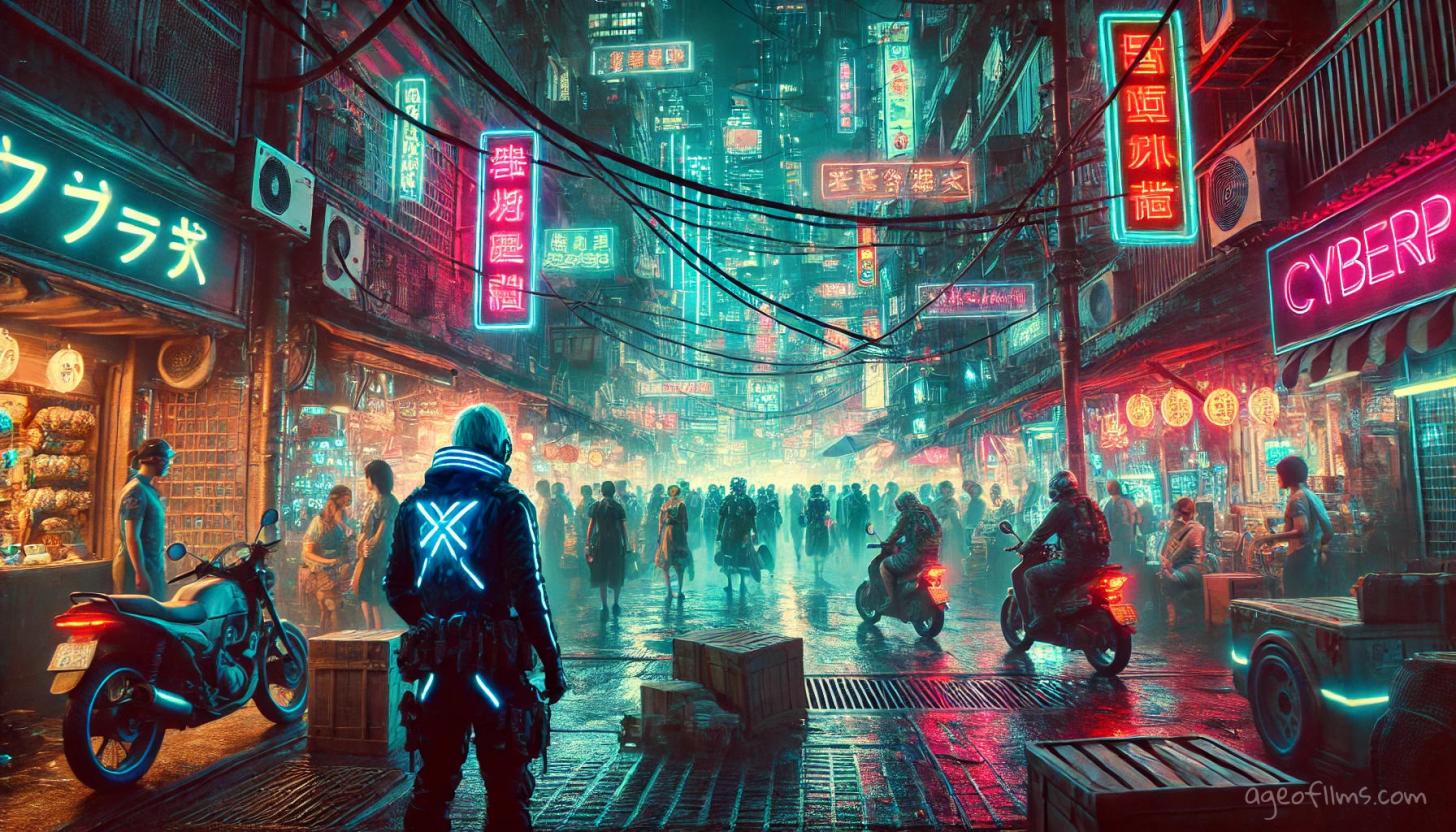 Cyberpunk Style Illustration