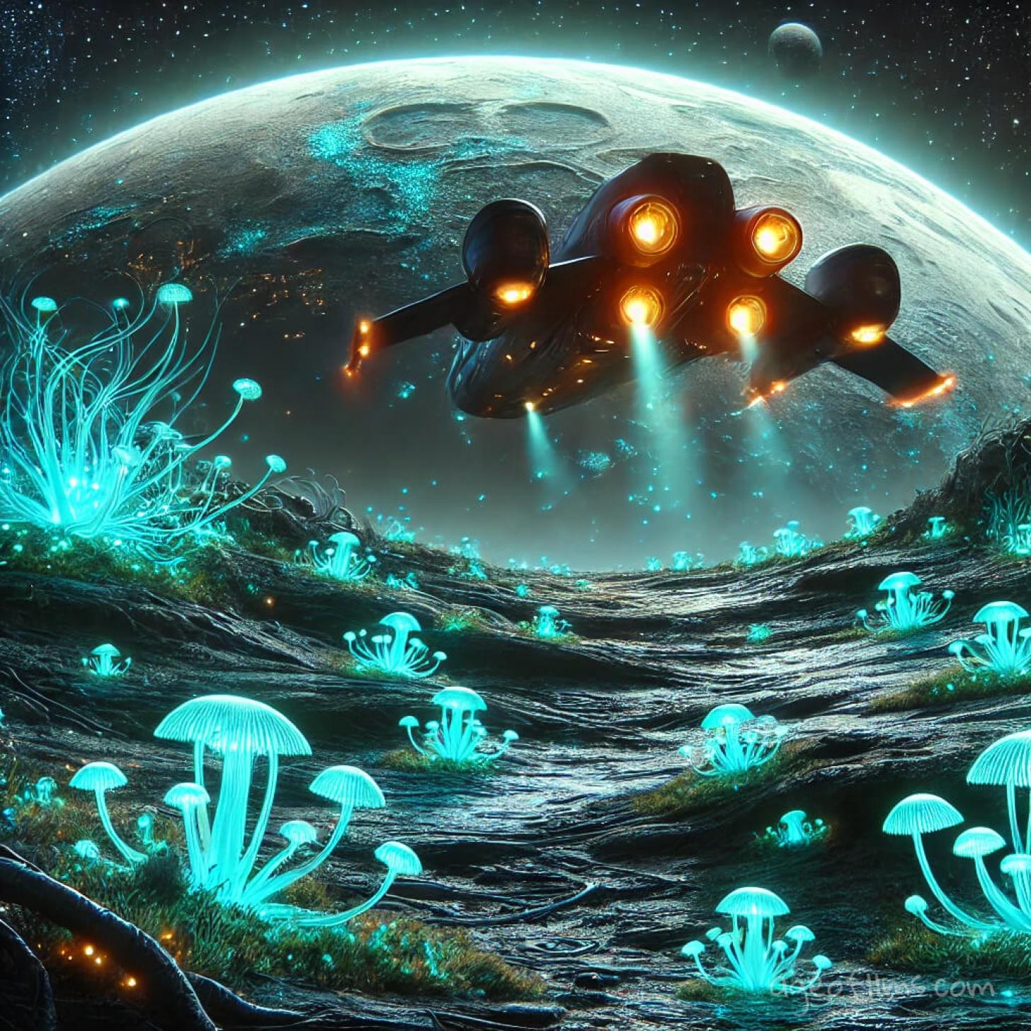 Futuristic Prompt Example Alien Planet