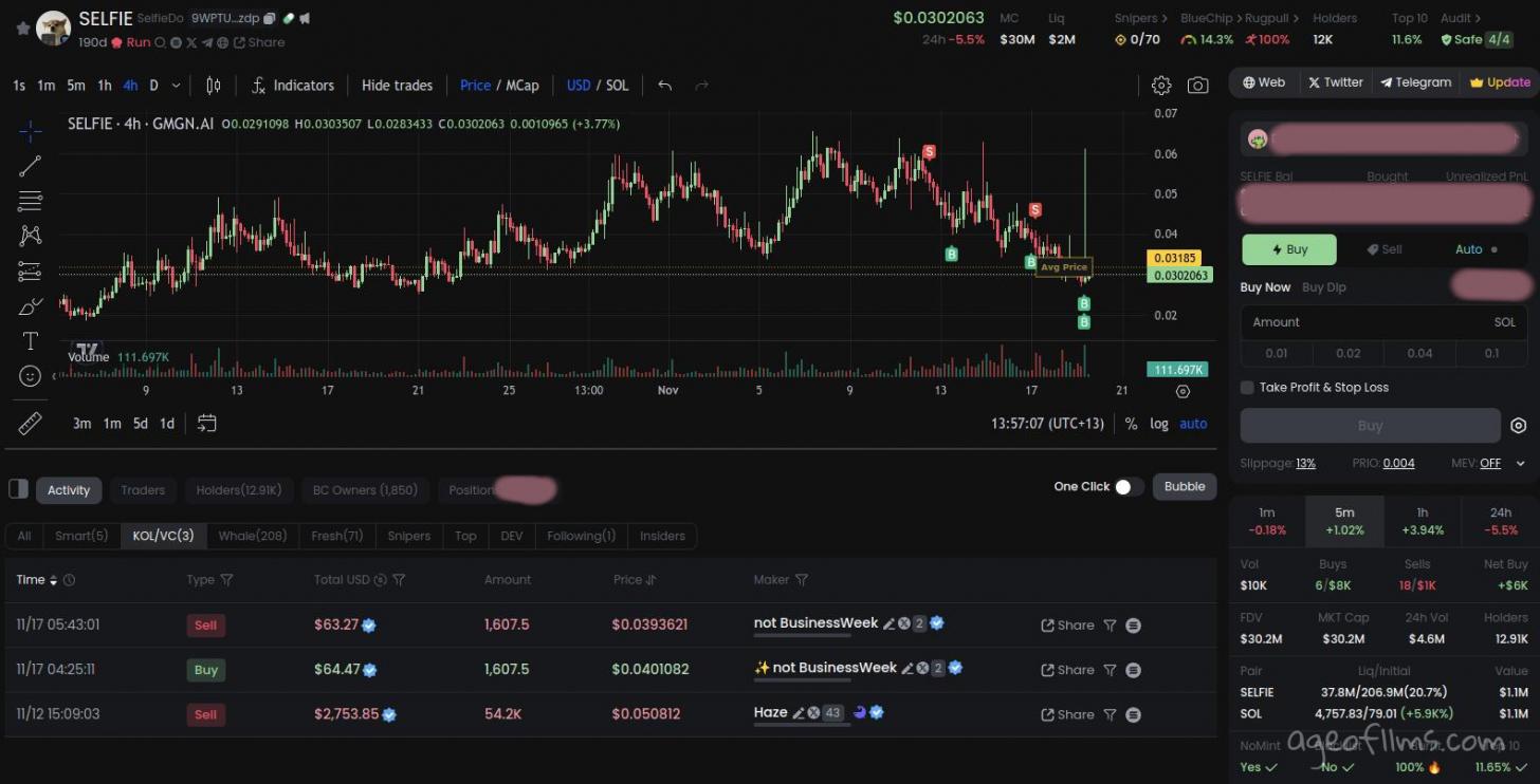 GMGN interface screenshot