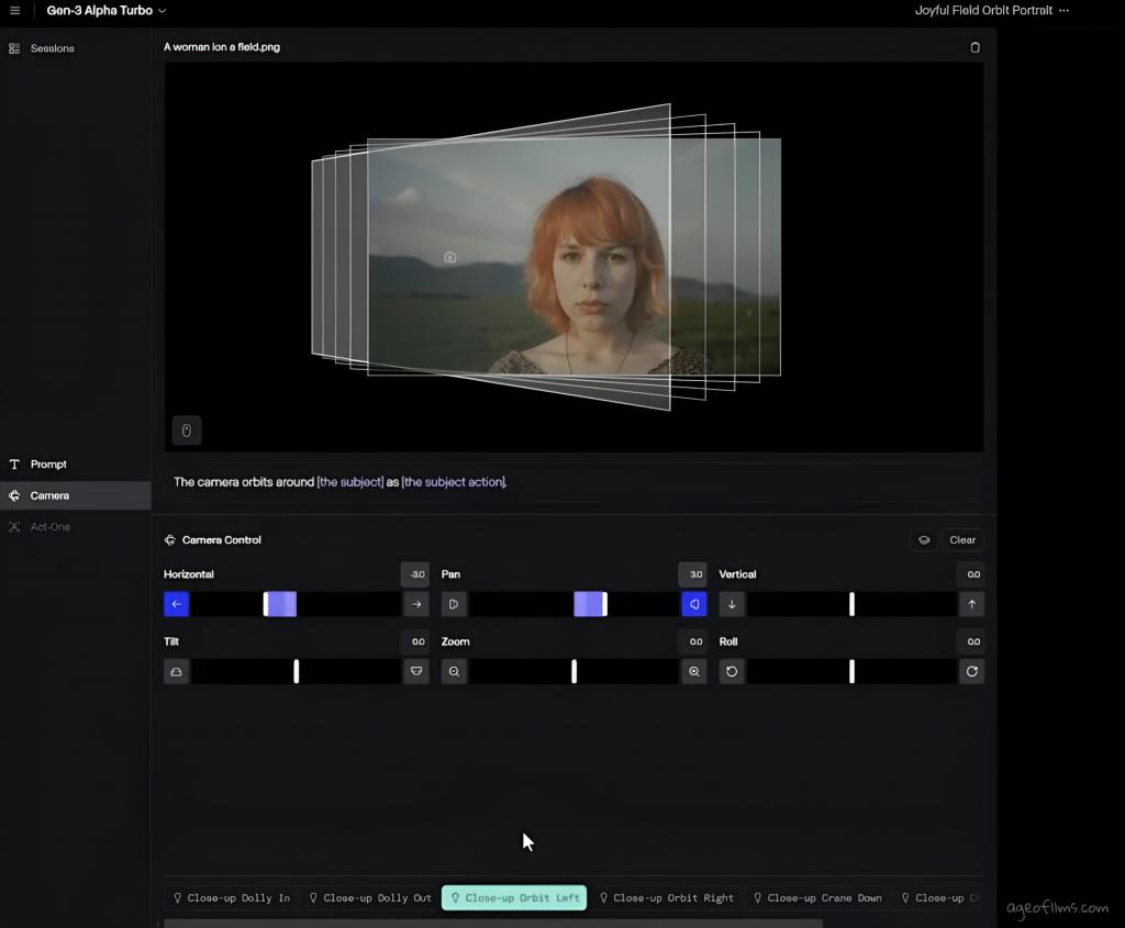 Runway Drops Advanced Camera Control | ageofllms.com