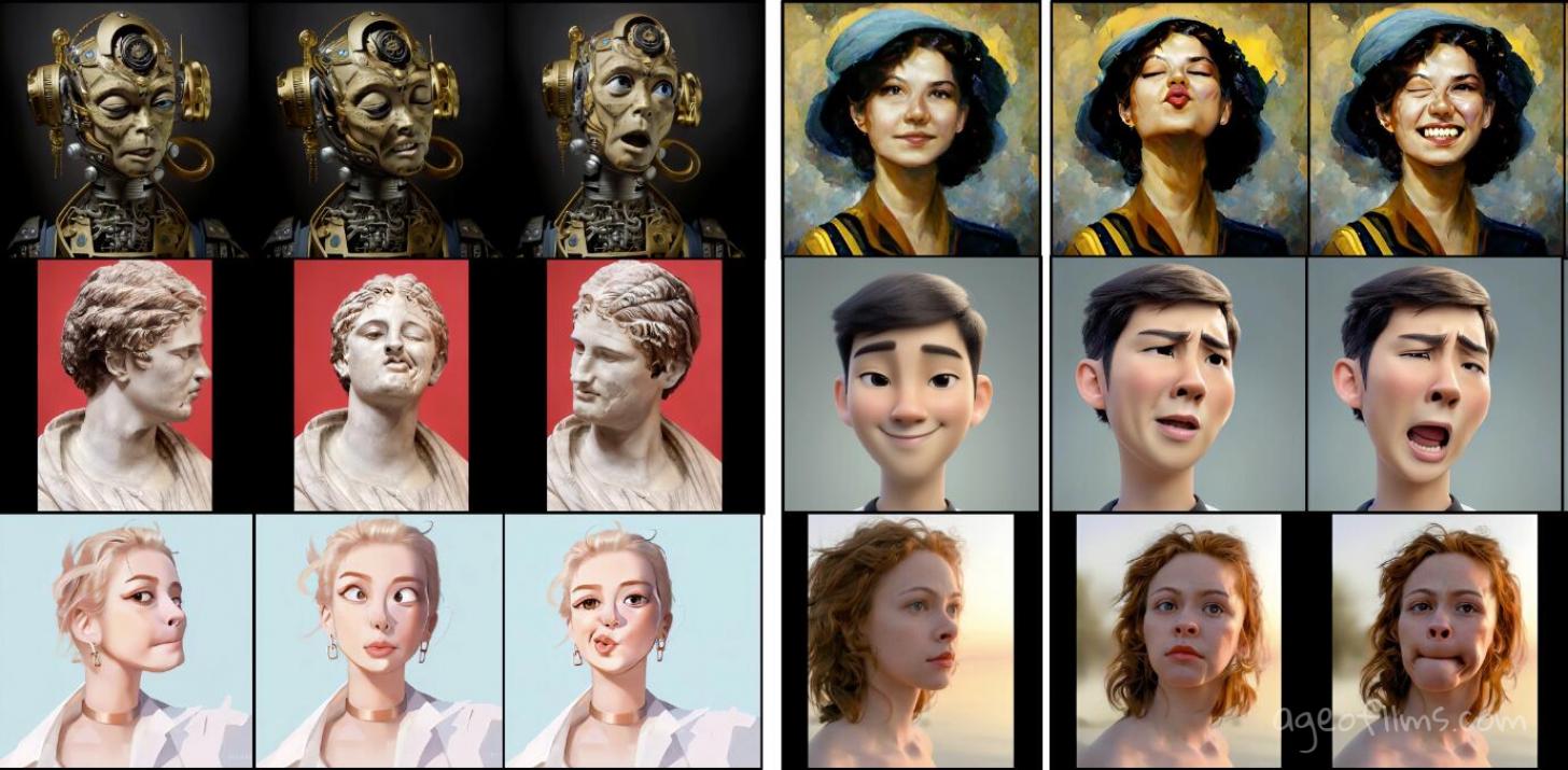 ByteDance's X-Portrait, website screenshot