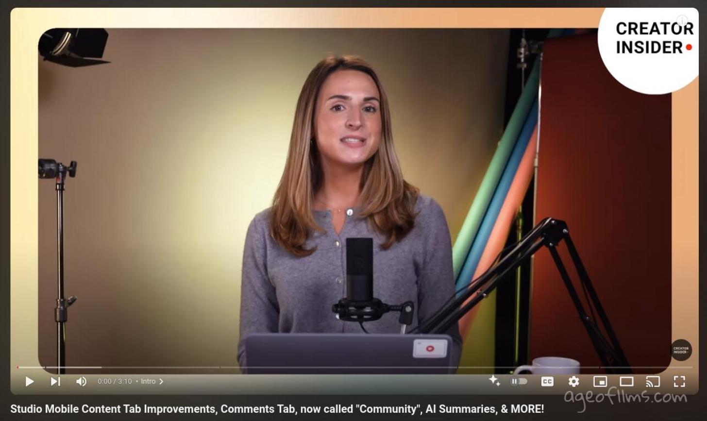 Youtube announcing ai video summaries
