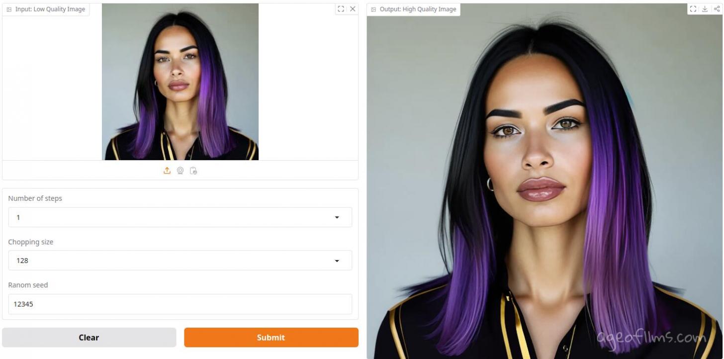 invsr example output upscaling a 400px photo